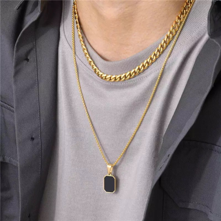 Lant Brooks Gold Onix Pendant [2]