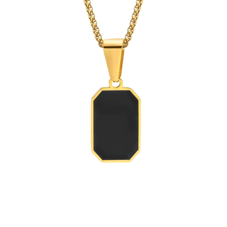 Lant Brooks Gold Onix Pendant [0]