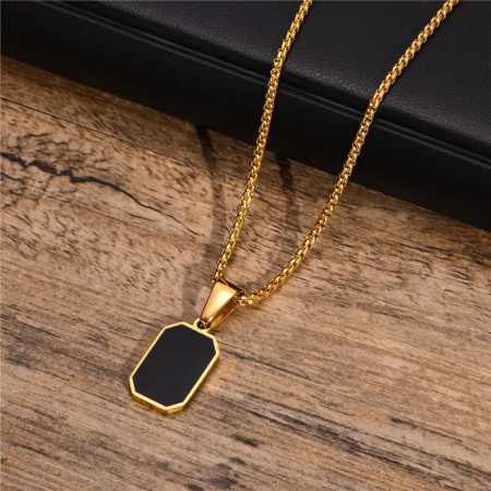 Lant Brooks Gold Onix Pendant [1]