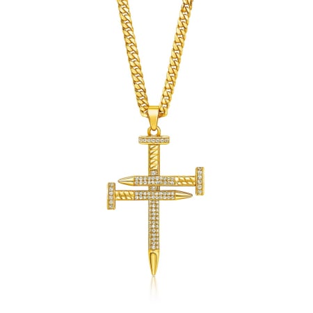 COLIERE INOX - Lant Brooks Gold Qantierre Cross