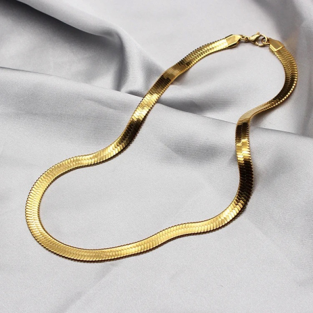 Lant Brooks Gold Snake Skin Plat [1]