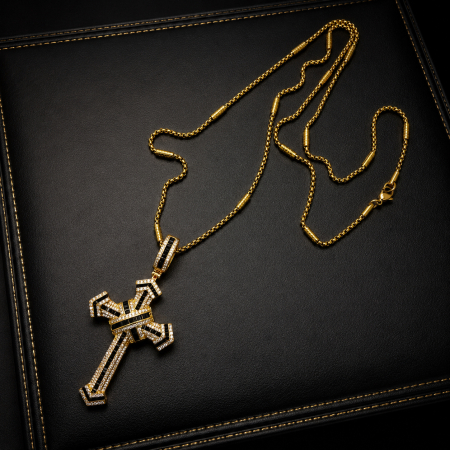 Lant Brooks GoldBlack Exquisite Cross Luxury [2]