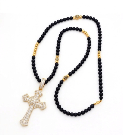 LANTURI - Lant Brooks GoldBlack Luxury Cross