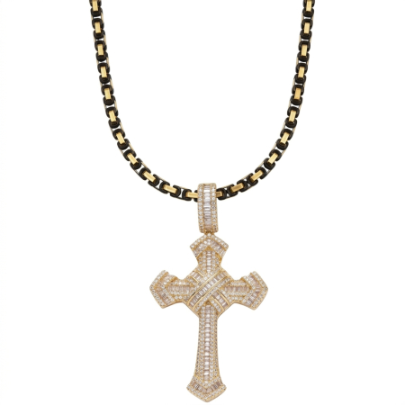 LANTURI - Lant Brooks GoldBlack Luxury Cross