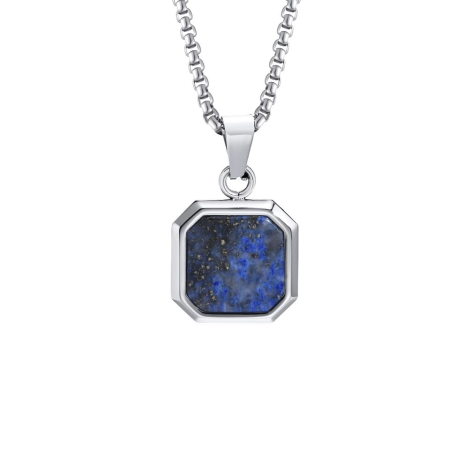 LANTURI CU PANDANTIV - Lant Brooks Lapis Lazuli Blue Stone
