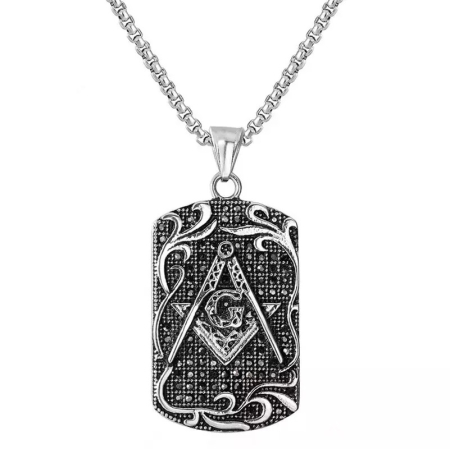 LANTURI - Lant Brooks Masonic Tag Zircon