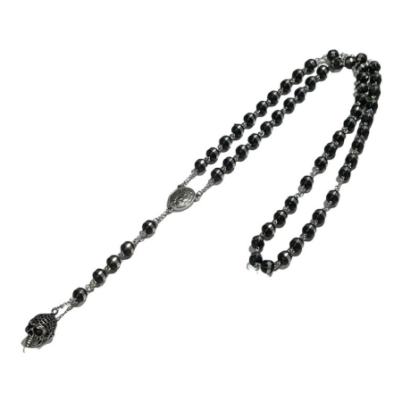 Lant Brooks Rosary Black Skull [0]