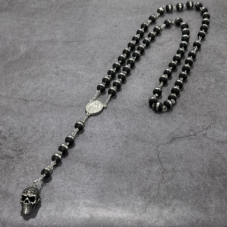 Lant Brooks Rosary Black Skull [1]