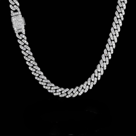 Lant Brooks Silver Cuban Lady Diamonds [0]