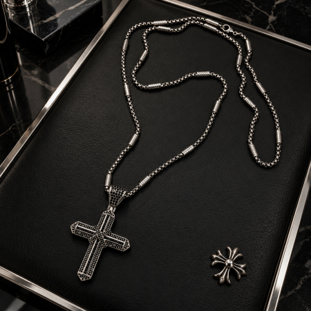 Lant Brooks Silver Diamond Cross Excelsior [2]