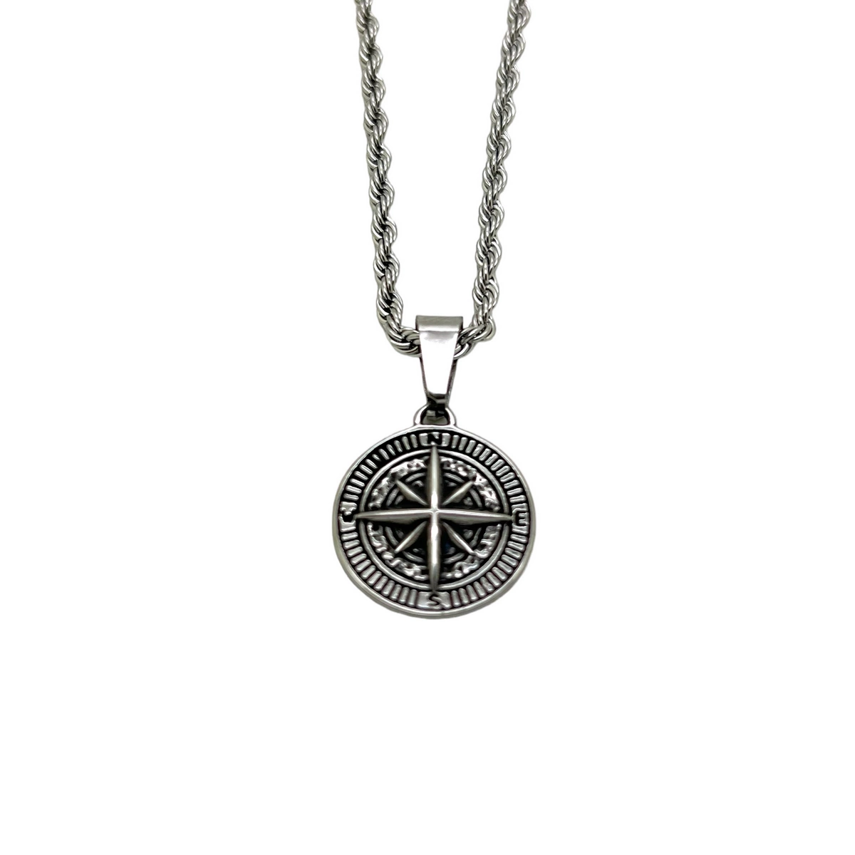 LANTURI CU PANDANTIV - Lant Brooks Silver Northstar