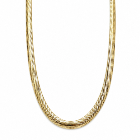 Lant Brooks Snake Gold Plated 14K  6 MM / 60 CM [1]