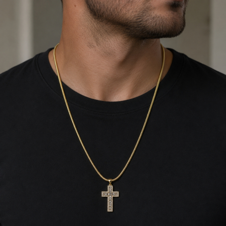 Lant Brooks Snake-Tennis Cross Diamonds [1]