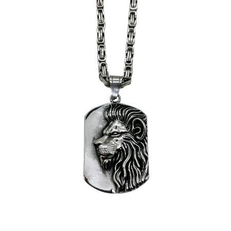 LANTURI CU PANDANTIV - Lant Brooks Solid Chain Lion