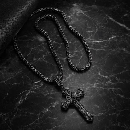 Lant Brooks Tennis Full Black Cross 4 MM [1]