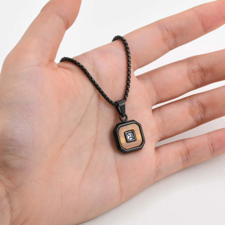 Lant Brooks Tiger Eye Stone Minimalist [3]