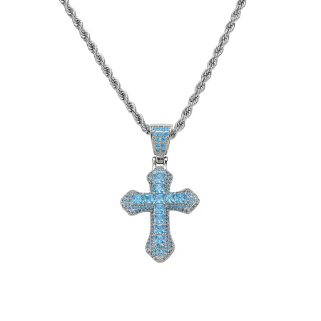 LANTURI CU PANDANTIV - Lant Brooks Turcoaz Diamonds