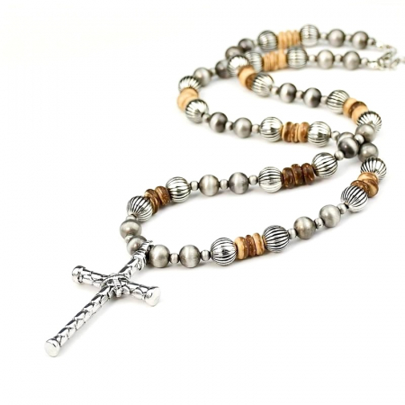 LANTURI CU PANDANTIV - Lant Brooks Vintage Rosary Brown
