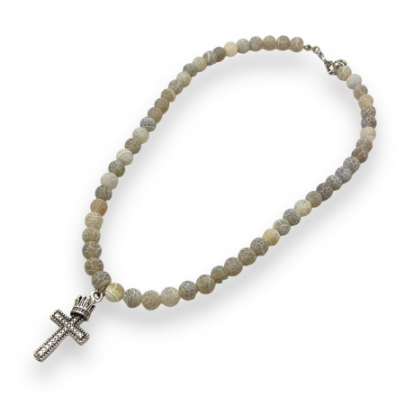 LANTURI CU PANDANTIV - Lant Brooks White Cross