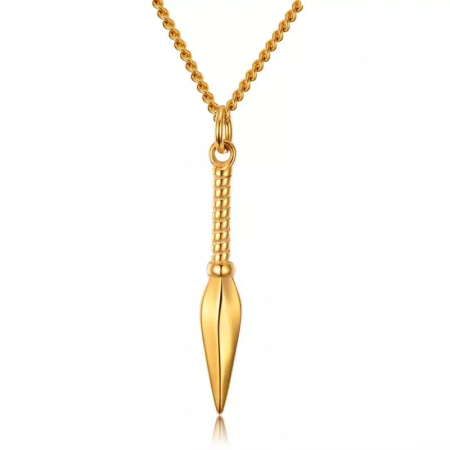LANTURI CU PANDANTIV - Lant cu pandantiv Brooks Gold Spear