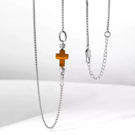 Lant cu pandantiv Brooks Stone Cross [2]
