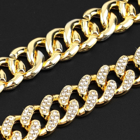 Lant Cuban Gold Diamonds 60 CM [4]