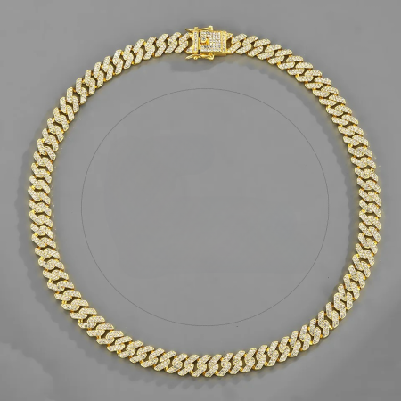 Lant Cuban Gold Full Diamonds [1]