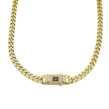 LANTURI - Lant Cuban Monaco Gold 14K Plated 6 MM / 50 CM