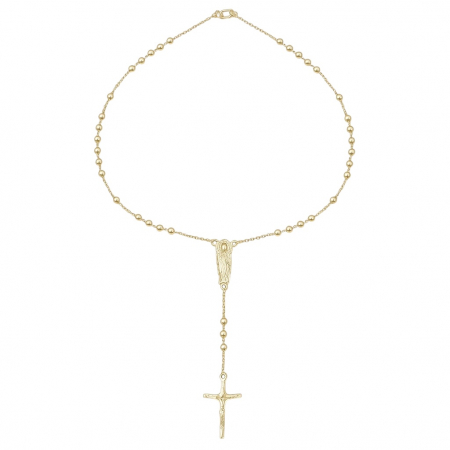 COLIERE INOX - Lant Dama Rosary Gold Plated 14K