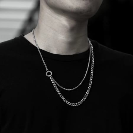 Lant Dublu Brooks Steel Ring [1]