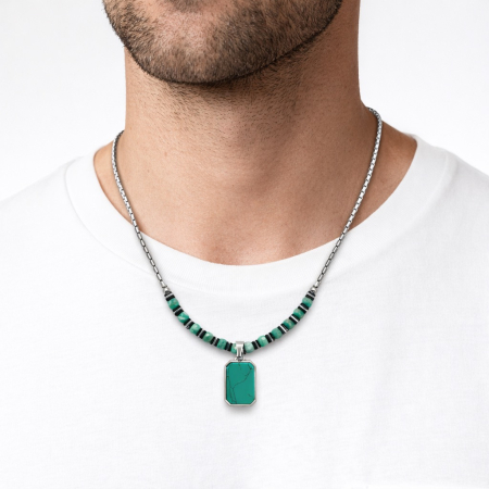 Lant Inox Waterproof pietre naturale turcoaz [1]