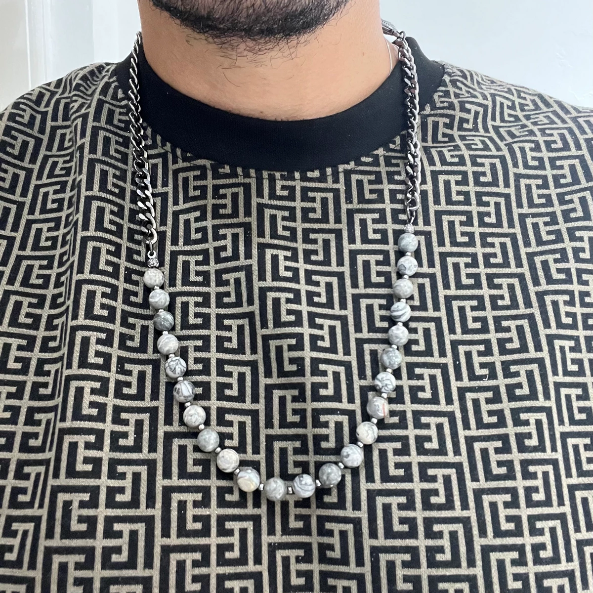 Lant Pantaloni Pietre Naturale Gray [1]