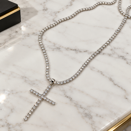 Lant Tennic Cross Diamonds 2 MM / 70 CM [2]