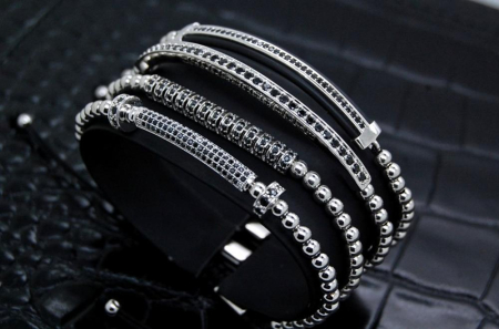 Luxury 4 Masterpiece Silver Bracelets [2]
