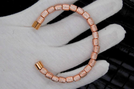 Luxury Rose Gold Brooks Bangle [1]