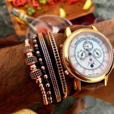 Luxury Set 4 Rose Gold 14K Brooks Bracelets [1]