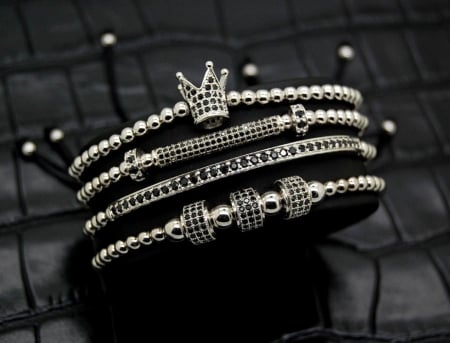 Luxury Set 4 Silver Imperator Brooks Bracelets [3]