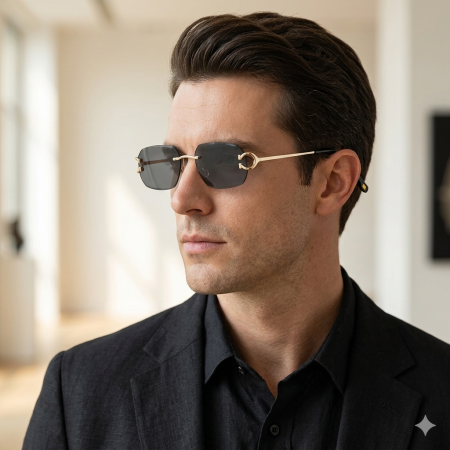 Ochelari Brooks Aurum Gold Edge Noir [1]