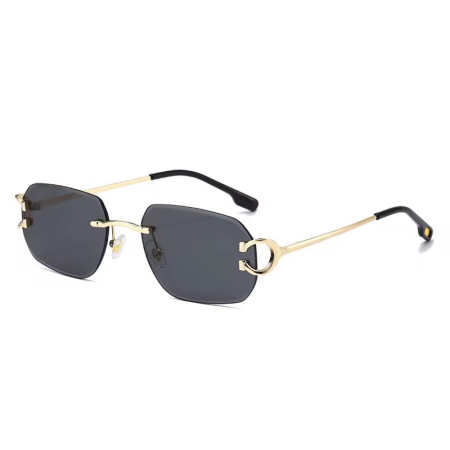 BARBATI - Ochelari Brooks Aurum Gold Edge Noir