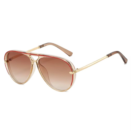BARBATI - Ochelari Brooks Aviator Beige Monarch