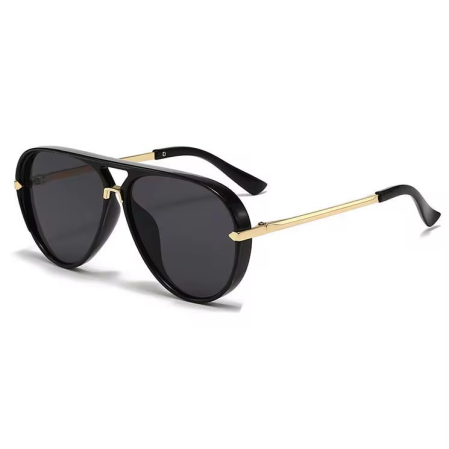 OCHELARI BROOKS - Ochelari Brooks Aviator Black Lens Monarch