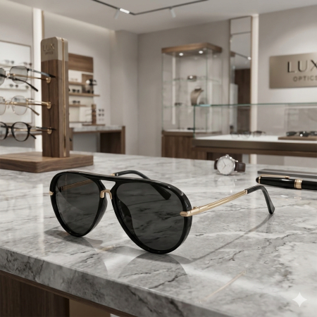 Ochelari Brooks Aviator Black Lens Monarch [2]