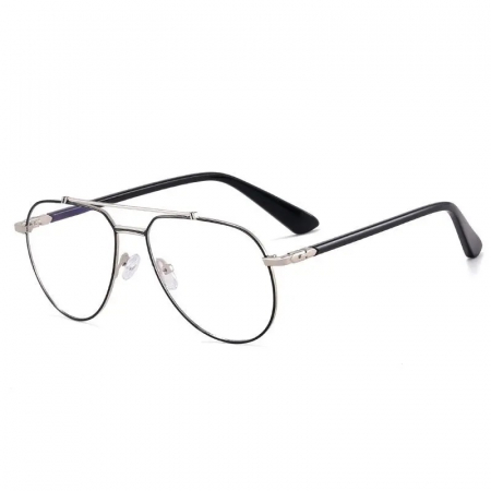 RAME OCHELARI - Ochelari Brooks Aviator BlackSilver Delta