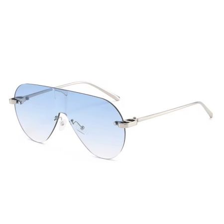 BARBATI - Ochelari Brooks Aviator Bleu Minimalist