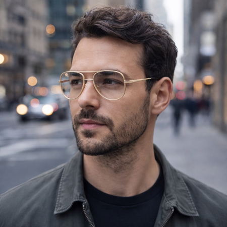 Ochelari Brooks Aviator Bold Gold Frame [1]