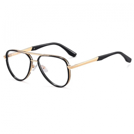 RAME OCHELARI - Ochelari Brooks Aviator GoldBlack New