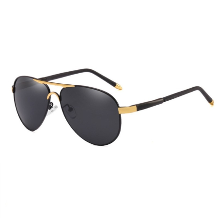 BARBATI - Ochelari Brooks Aviator GoldBlack Sappiro