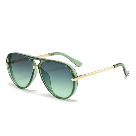 OCHELARI BROOKS - Ochelari Brooks Aviator Green Lens Monarch