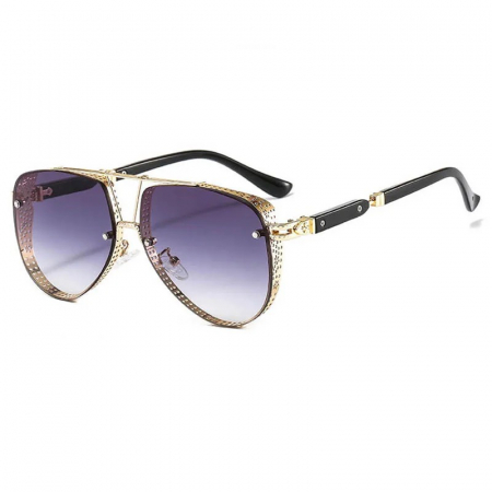 BARBATI - Ochelari Brooks Aviator Oversized Barok Frame