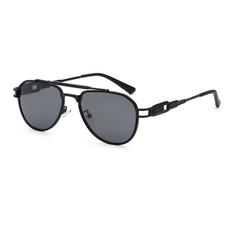 OCHELARI BROOKS - Ochelari Brooks Aviator Polarized Black Noir